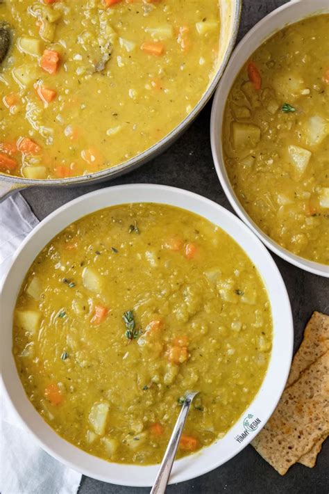 The Best Classic Split Pea Soup Recipe Vegan Gluten Free