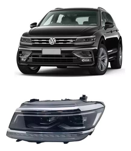 Farol Tiguan R Line 18 Á 22 Eletrico C Led Xenon Esquerdo