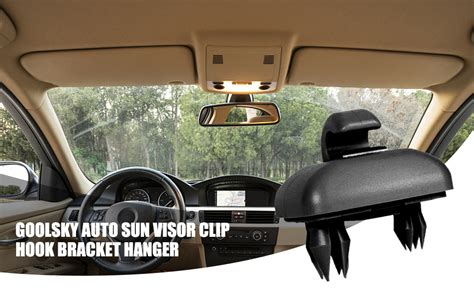 Goolsky Auto Sun Visor Clip Hook Bracket Hanger Replacement For Audi A