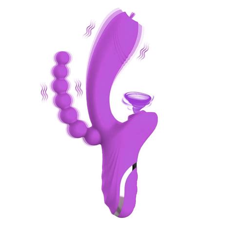 Vibrator Upgrade Purple Female Second Generation Strong Vibration Sucking Vibration Pull Bead