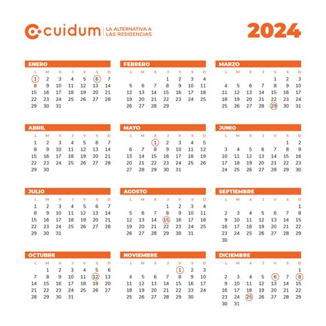 Calendario Laboral Vacaciones Y Descanso Para Las Cuidadoras