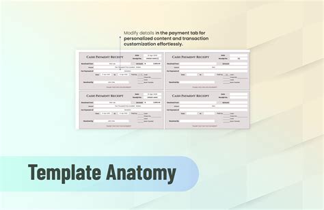 Cash Payment Receipt Template in Excel, Google Sheets - Download ...