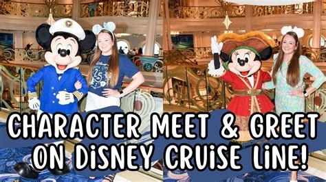 DISNEY CRUISE LINE CHARACTER MEET AND GREET Tips On Meeting And