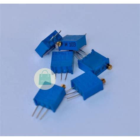 Jual Trimpot Resistor Variabel Multiturn 10K Ohm329 Shopee Indonesia