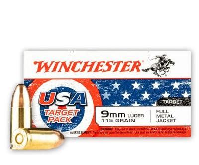 Winchester Usa Mm Luger Grain Full Metal Jacket Q Usa