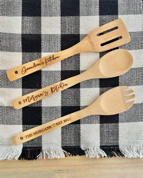 Custom Wooden Spoon Set