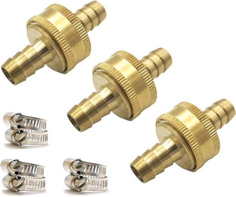 Amazon 3Sets Brass 1 2 Garden Heavy Duty Hose Mender Repair End