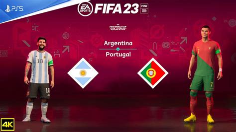 FIFA 23 Argentina Vs Portugal FIFA World Cup Final Qatar PS5 4K