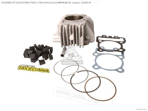 Cylinder Kit Scut 67mm 178cc Ksr110 Klx110 Superhead R Plando