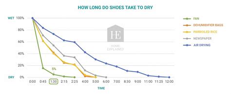 how long does it take for shoes to dry