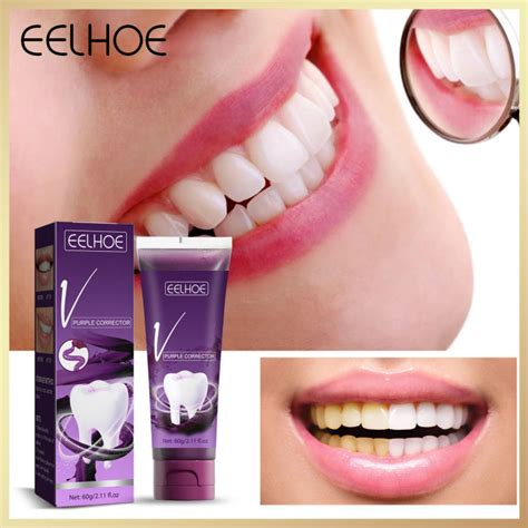 Eelhoe V34 Purple Tone Brightening Toothpaste Tooth Colour Corrector