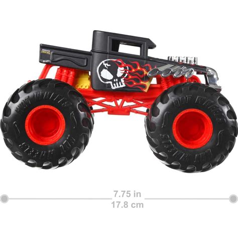 Hot Wheels Monster trucks veľký truck Bone Shaker Black KIDS sk