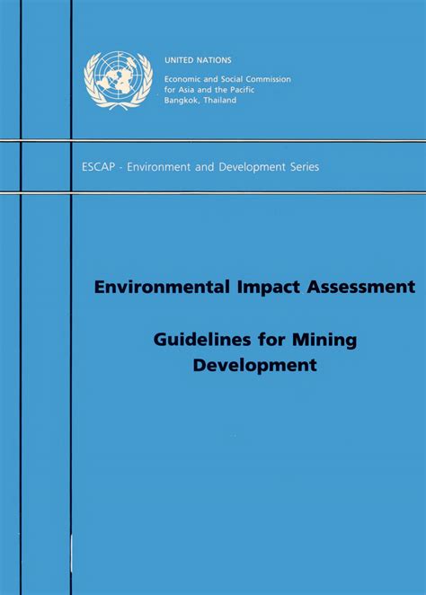 Environmental Impact Assessment Guidelines For Mining Development