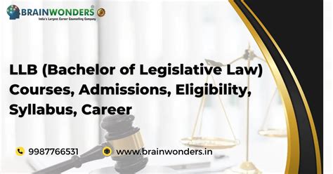 Llb Course Bachelor Of Legislative Law Full Form Admission