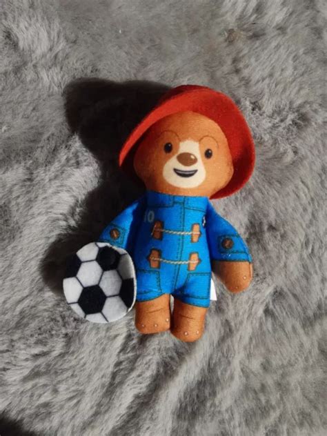 Mcdonald S Paddington Bear Football Happy Meal Toy Soft Teddy Bear