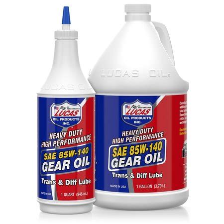 Lucas Oil Sae 85W-140 Plus H/D Gear Oil, 1x1/16 Gal 10062 | Zoro