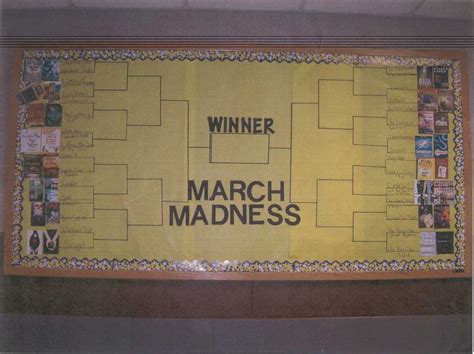 March Madness Bulletin Board Tara Herbert Book Bulletin Board March