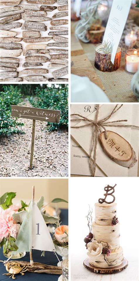 Totally Unique Wooden Wedding Details - The Destination Wedding Blog ...