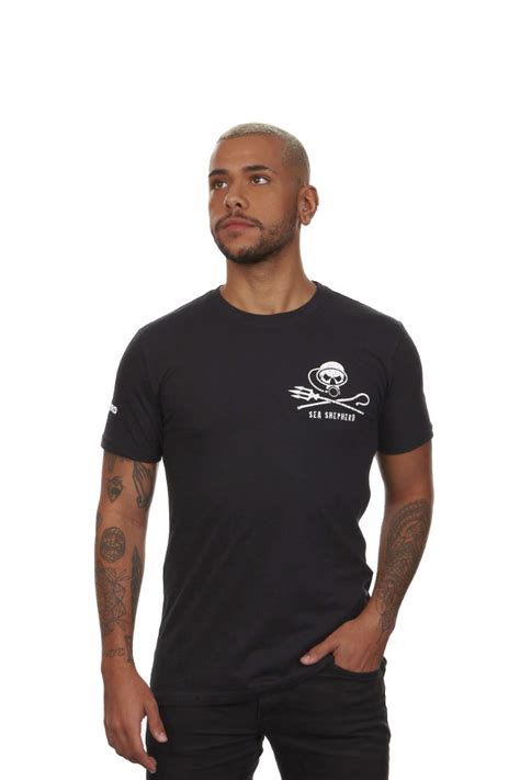 Camiseta Jolly Roger Diver Preta Algod O Bci Loja Da Sea