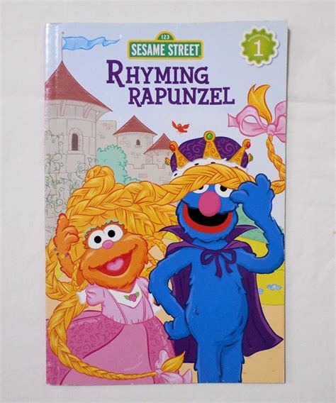 Jp 【sesame Street Rhyming Rapunzel セサミストリート・ラプンツェル】 洋書絵本