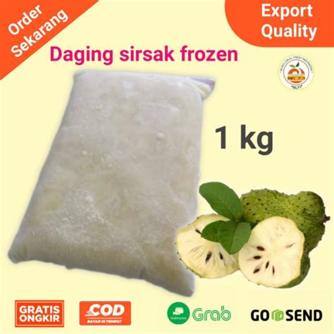 Jual Buah Sirsak Frozen Sirsak Beku Kg Shopee Indonesia