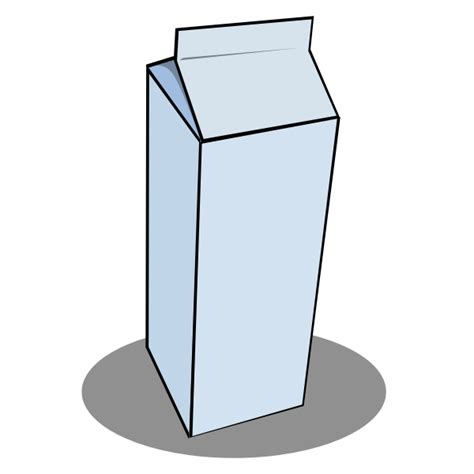 Milk carton vector image | Free SVG