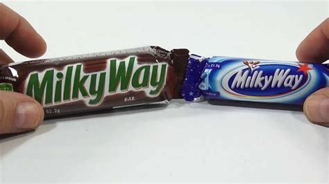 Comparing a UK Milky Way to a USA Milky Way + Bonus Mars Bar! | Mars ...