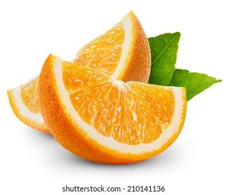 Orange Fruit Slice Isolated Stock Photo 210141136 | Shutterstock