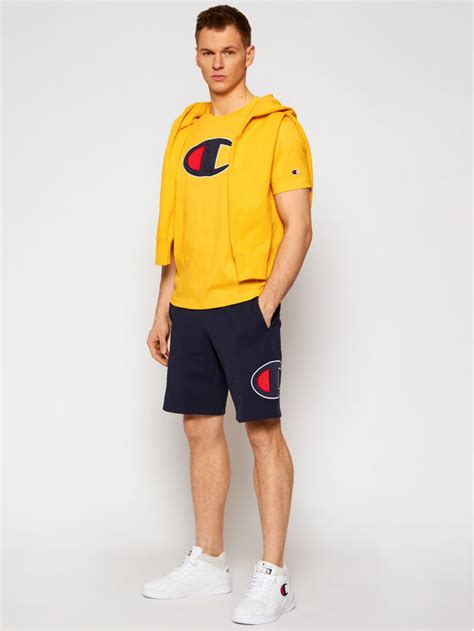 Champion Sportovn Kra Asy Bermuda Tmavomodr Regular Fit