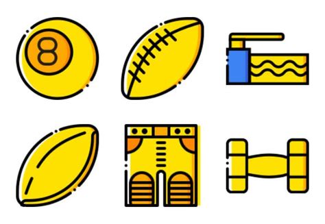 Smashicons Sports Yellow Vol Icons By Smashicons