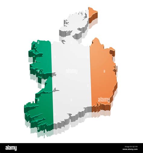 Irish border map hi-res stock photography and images - Alamy