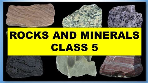 Rocks And Minerals Class 5 CBSE Curriculum Rocks Part I YouTube