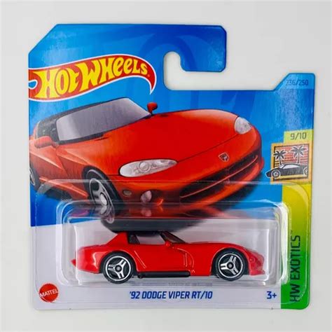 Hot Wheels Dodge Viper Rt Vermelho Exotics P Hkg Mercadolivre