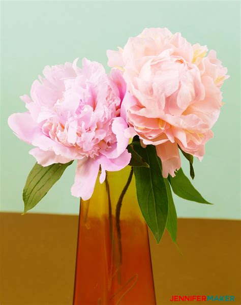 Make Crepe Paper Peony Flowers That Look Real Jennifer Maker