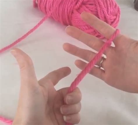 How To Finger Knit Step By Step Part 2 Casting On In 2020 With