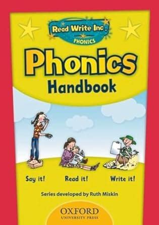 Read Write Inc Phonics Handbook Amazon Mx Libros