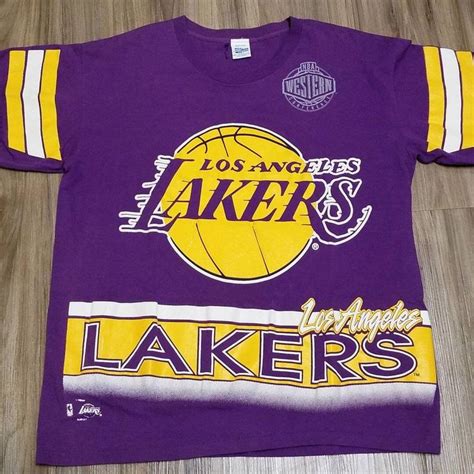 90s Large LA Lakers Shirt LA Lakers Tee Los Angeles Lakers - Etsy | Lakers shirt, Los angeles ...