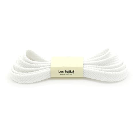 White Flat Shoelaces Store