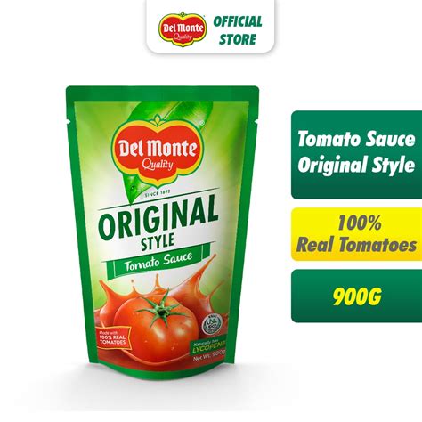 DEL MONTE Original Style Tomato Sauce With 100 Real Tomatoes 900g