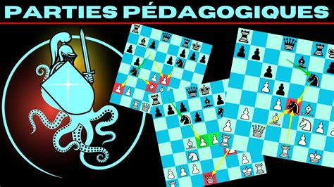 5 parties d échecs pédagogiques 1300 ELO YouTube