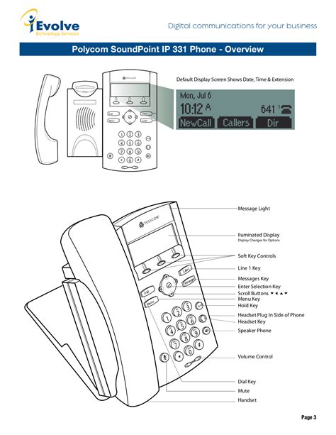 Pdf Manual For Polycom Telephone Soundpoint Ip 331