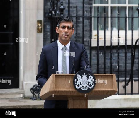 London Uk Th Oct The New British Prime Minister Rishi Sunak