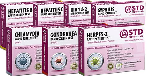 Complete STD Rapid Test Kit Pack