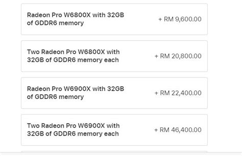 Apple Mac Pro Can Now Be Configured With Amd Radeon Pro W6800x And W6900x Gpus Klgadgetguy