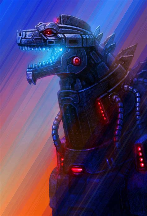 Download Mechagodzilla The Powerful Robotic Titan Stands Tall Against