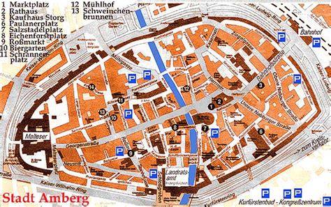 Amberg Germany Map