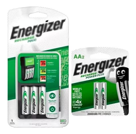 Cargador De Pilas Energizer Maxi 4 Pilas Aa Recargables Cuotas Al