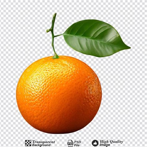 Premium PSD | Orange fruit isolated on transparent background