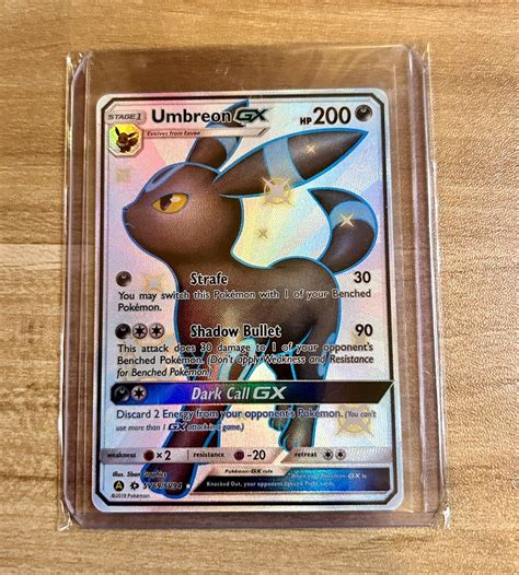 Pok Mon Tcg Umbreon Gx Hidden Fates Sv Sv Holo Full Art Ebay