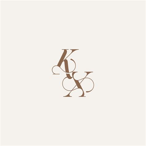 Luxury And Elegant Initial Monogram Logo Letter Wedding Concept Design